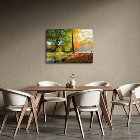 Kép - Nyugodt őszi táj (70x50 cm)