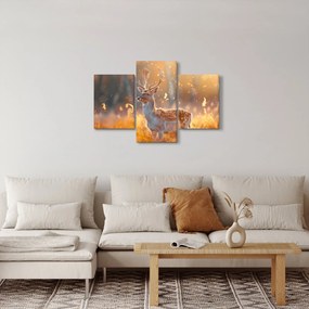 Kép - Szarvas a mezőn (90x60 cm)