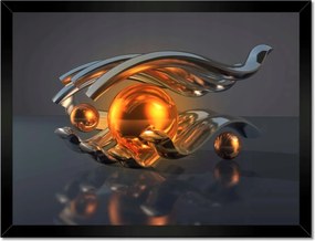 Poszterek keretben 40x30 Absztrakt Golyók a kézben