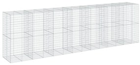horganyzott vas gabion kosár fedéllel 700 x 100 x 200 cm
