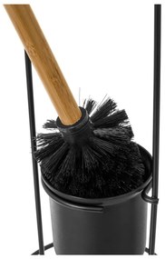 Fekete fém WC-kefe Simply – Casa Selección