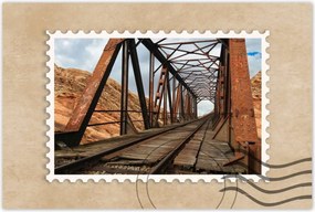 Poszterek 90x60 Vasúti híd Vasút