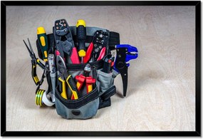 Poszterek keretben 60x40 Villanyszerelő felszerelés