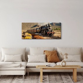 Kép - Gőzmozdony (120x50 cm)