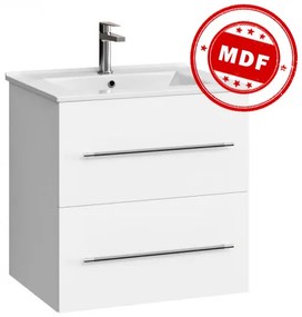 Aida fürdőszobai alsószekrény mosdóval 60 cm fehér