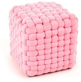 Rubik puff rózsaszín