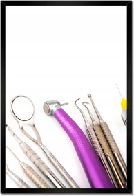 Poszterek keretben 40x60 Fogászati eszközök