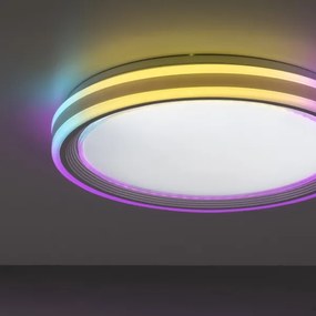 Leuchten Direkt 15154-16-LED RGB Dimmelhető mennyezeti lámpa EDGING 39W/230V + távirányító