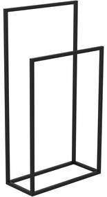 Luminex Törölközőtartó 85x45 cm fekete 9898