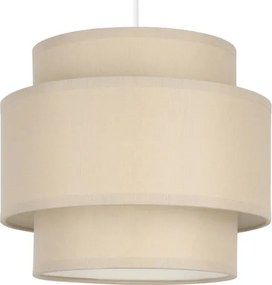 BRILAGI - Kábeles függőlámpa RESNA 2xE27/60W/230V, átm. 30 cm, bézs
