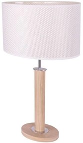 Spot-Light 7017400211524 - MERCEDES asztali lámpa 1xE27/40W/230V, tölgy