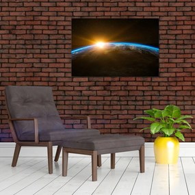 A Föld bolygó képe az űrből (90x60 cm)
