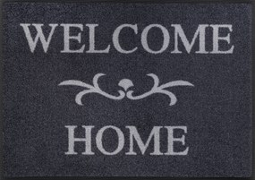 Welcome Home sötétszürke lábtörlő - 50*75 cm (Választható méretek: 50*75 cm)