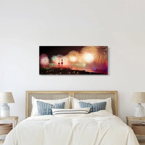Tűzijáték képe (120x50 cm)
