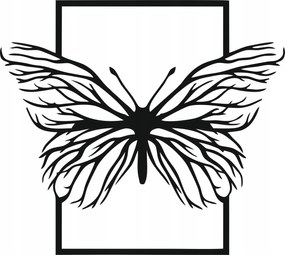 Fali Dekoráció Áttetsző 3D Kép otthonra 45 CM Pillangó Dekorációs panel