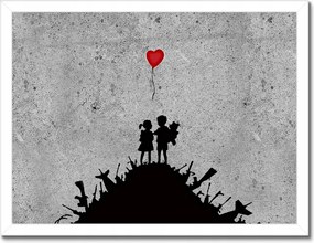 Poszterek keretben 40x30 Banksy legújabb motívumok