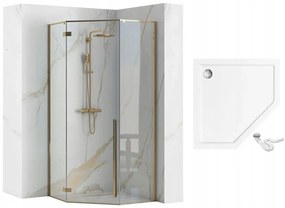 zuhanykabin DIAMOND GOLD  90x90