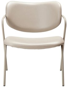 Bézs bőrutánzat fotel Zed – DAN-FORM Denmark