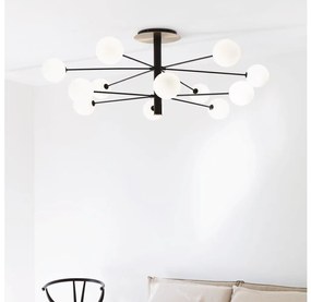 Ideal Lux - LED Csillár rúdon COSMOPOLITAN 12xG9/3W/230V átm. 145 cm fekete