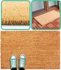 Lábtörlő Kókusz Bejárati Szőnyeg Kültéri Cipőajtóhoz 35x60