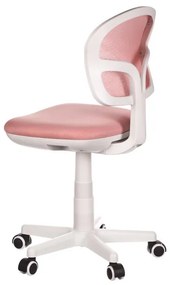 Gyerek Forgószék, Magasságállítás, Rózsaszín Hálós. KA-C801 PINK