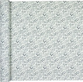 Tapéta finom rét kék Virágok vinil vászon szerkezet flize