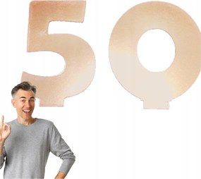 Arany akril számjegyek gravírozott fákhoz