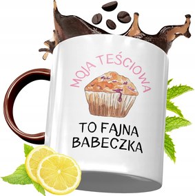 Bordó Bögre Anyósnak Születésnapra Ajándék fényképes nyomattal