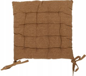 Székpárna Kötött Négyzet Alakú Narancssárga 39 x 39 cm Ülőgarnitúra