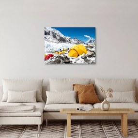 Kép - Kemping a hegyekben (70x50 cm)