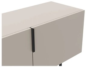 Krémszínű TV-állvány 200x54,5 cm Eldia – Marckeric