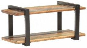 tömör újrahasznosított fa TV-szekrény 90 x 40 x 40 cm