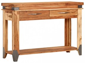 tömör akácfa tálalóasztal 110 x 34 x 74 cm