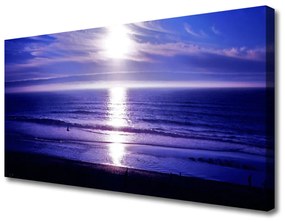 Vászonkép Sea Sun Landscape 120x60 cm