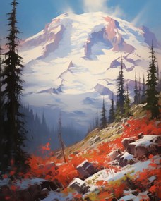 Poszter 40x50cm A hegyi hágó fensége