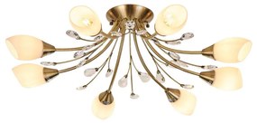 Brilagi - Felületre szerelhető csillár MEGAPOLIS 8xE14/60W/230V bronz