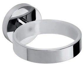 OMEGA hajszárító tartó, 8x5,5 cm, ezüstszínű