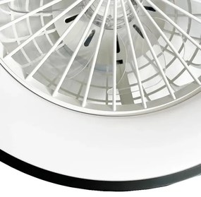 LED Mennyezeti lámpa ventilátorral OPAL LED/48W/230V + távirányítás
