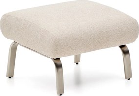 Bézs zsenília lábtartó Amsen – Kave Home