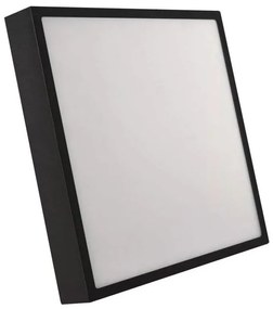 LED Mennyezeti lámpa LED/28,5W/230V 3000/3500/4000K 30x30 cm fekete