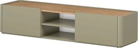 Elivo TV-szekrény 170 cm fiókkal - eukaliptusz / baltic dune tölgy