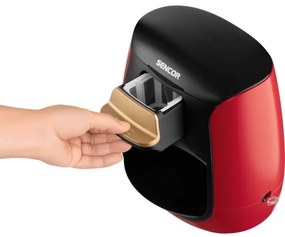 Sencor - Kávéautómata két bögrével 500W/230V piros/fekete