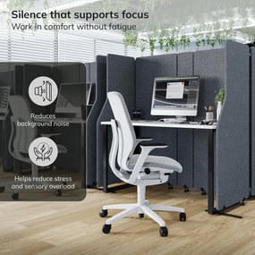 akusztikus falpanel SADIE Carbon Fog 260/145 cm