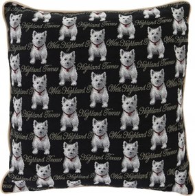 Gobelin párnahuzat 45 x 45 cm West Highland terrier sorozat