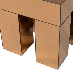 Fényes tárolóasztal 45x45 cm Mirrox – WOOOD