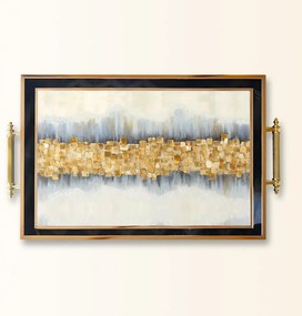 Üveg tálca, 38×24 cm – TPA9855