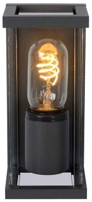 Lucide 27885/01/30 - Kültéri fali lámpa CLAIRE 1xE27/15W/230V IP54 fekete