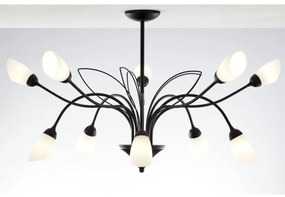 Jupiter 2056 - Csillár rúdon GLORIOSA 10xG9/14W/230V fekete