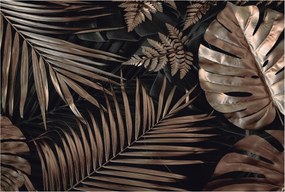 Fotótapéta Fali ragasztó szett Egzotikus levelek 104x70 Ragasztó
