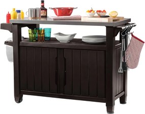 Tárolóasztal grillezéshez 134x52 cm Unity – Keter